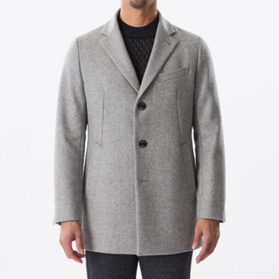 新品未使用☆エポカウォモプリマメランジチェスターコート46 / 176,000円 新品未使用☆エポカウォモプリマメランジチェスターコート46 / 176,000