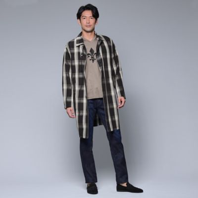 【ＰＲＩＭＡ　ＣＯＬＬＥＣＴＩＯＮ】チェックパターンステンカラーコート（Ｍ１Ｃ２３１９０＿＿）