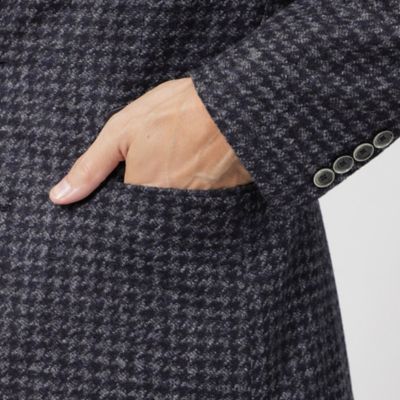 千鳥格子ニットジャケット（Ｍ１Ｄ８９２６０＿＿）