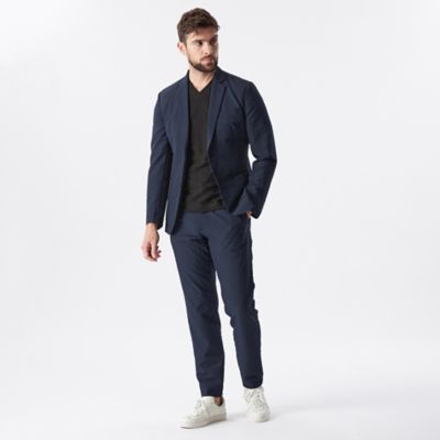 美品EPOCA UOMO エポカウォモ サッカーストレッチジャケットXL セットアップ】サッカーストレッチジャケット(ジャケット