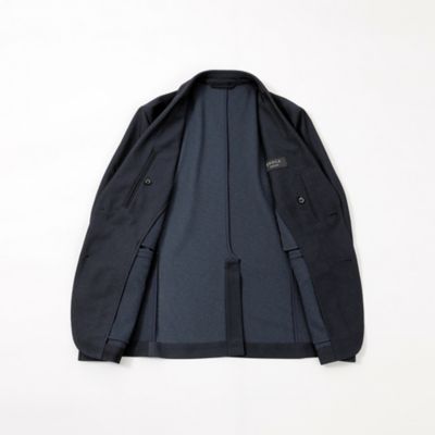 EPOCA UOMO ジャージー　ジャケット ネイビー 新品未使用 タグ付き セットアップ】ツイルジャージージャケット(ジャケット)｜EPOCA