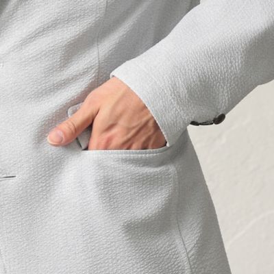 【セットアップ】【ウォッシャブル】サッカーストレッチジャケット（Ｍ１Ｅ３６３３７＿＿）