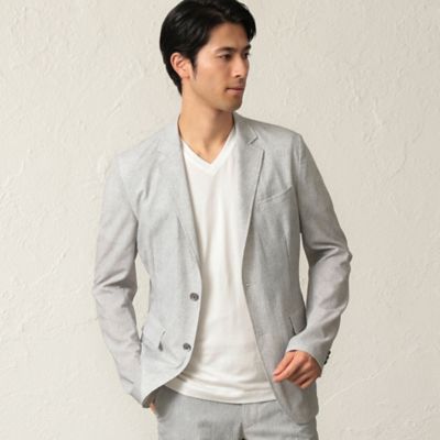 ＜EPOCA UOMO (Men)＞ニットプリントストレッチジャケット（Ｍ１Ｅ３６３４２＿＿）
