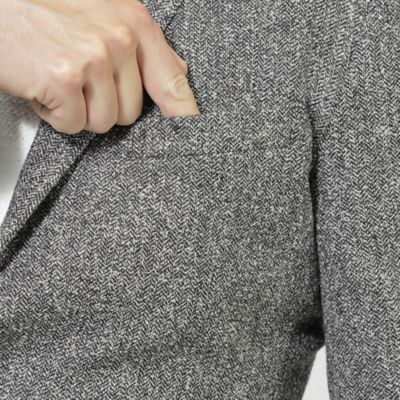 【ＰＲＩＭＡ　ＣＯＬＬＥＣＴＩＯＮ】ヘリンボーンモールジャケット（Ｍ１Ｅ６０４９２＿＿）