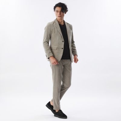 【美品】WAAC コーデュロイジャケット　グレー　サイズS 美品】WAAC コーデュロイジャケット グレー サイズS