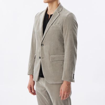 セットアップ対応】細コーデュロイジャケット（M1E60614＿＿