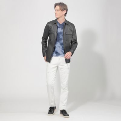【ＰＲＩＭＡ　ＣＯＬＬＥＣＴＩＯＮ】ラムレザージャージーブルゾン（Ｍ１Ｆ０１３９７＿＿）