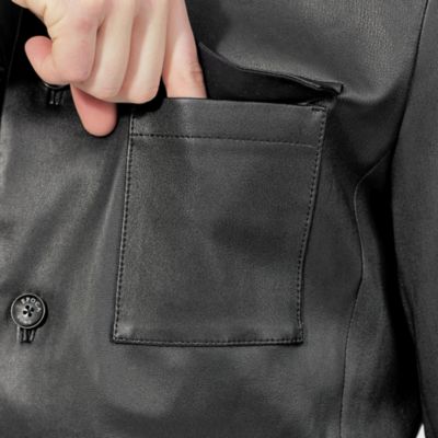 【ＰＲＩＭＡ　ＣＯＬＬＥＣＴＩＯＮ】ラムレザージャージーブルゾン（Ｍ１Ｆ０１３９７＿＿）