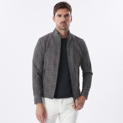 EPOCA UOMO (Men)/エポカ ウォモ ツイードプリントストレッチサッカーブルゾン(M1F29506__)