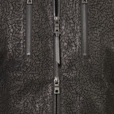 【ＰＲＩＭＡ　ＣＯＬＬＥＣＴＩＯＮ】エンボスシングルライダースブルゾン（Ｍ１Ｆ６５４９１＿＿）