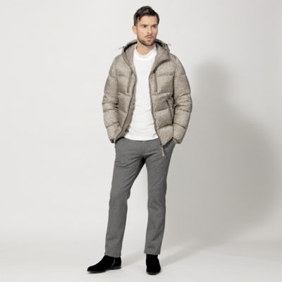 美品】EPOCA UOMO ダウンジャケット カモフラ 迷彩 ナイロンリップス 