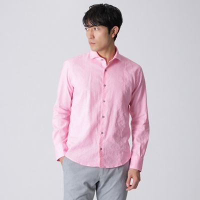 ＜EPOCA UOMO (Men)＞＊Ｓａｆａｒｉ５月号掲載＊リネンストレッチシャツ（Ｍ１Ｍ０８１４３＿＿）
