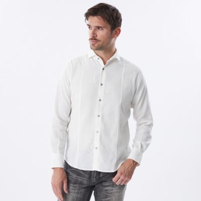 ＜EPOCA UOMO (Men)＞＊Ｓａｆａｒｉ５月号掲載＊リネンストレッチシャツ（Ｍ１Ｍ０８５３３＿＿）