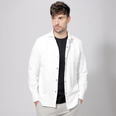 ＜EPOCA UOMO (Men)＞フラワーヘリンボーンシャツ（Ｍ１Ｍ１４２５１＿＿）