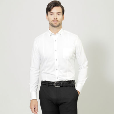 【SALE】EPOCA UOMO (Men)/エポカ ウォモ ブライトポリエステル混ロングスリーブシャツ(M1M34432__) シロ トップス【三越伊勢丹/公式】