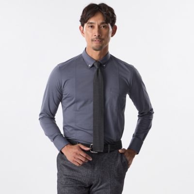 EPOCA UOMO (Men)/エポカ ウォモ ブライトポリエステル混ロングスリーブシャツ(M1M34641__) グレー07G トップス【三越伊勢丹/公式】