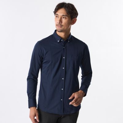 EPOCA UOMO (Men)/エポカ ウォモ ブライトポリエステル混ロングスリーブシャツ(M1M34641__) アオ28G トップス【三越伊勢丹/公式】