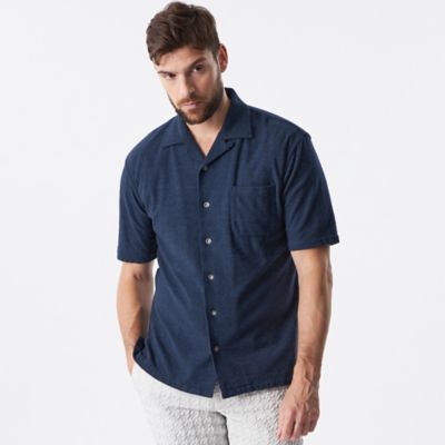 EPOCA UOMO (Men)/エポカ ウォモ ミニパイルオープンカラーシャツ(M1M85536__)