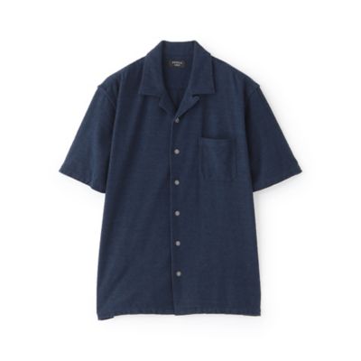 EVISU パイル生地　オープンカラー　ポロシャツ　サイズL エヴィス　エビス EVISU パイル生地 オープンカラー ポロシャツ サイズL エヴィス