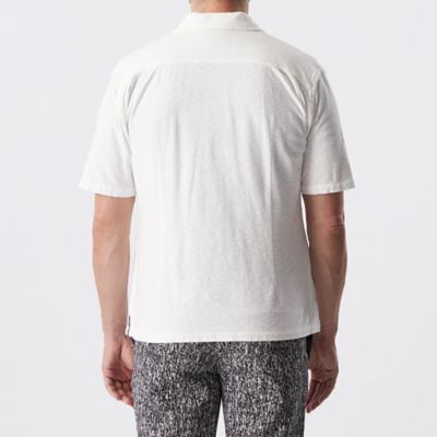 未使用　エポカウォモ　半袖Tシャツ　パイル生地　ネイビーチェック　サイズ46 オーバーサイズ半袖Tシャツ 冷感スムース 通販【ニッセン】