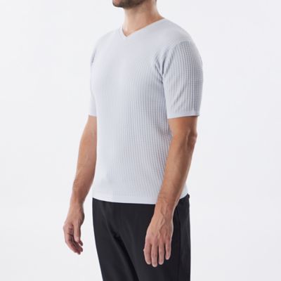 ウォッシャブルワッフルニットＴシャツ（Ｍ１Ｎ１１５１３＿＿）