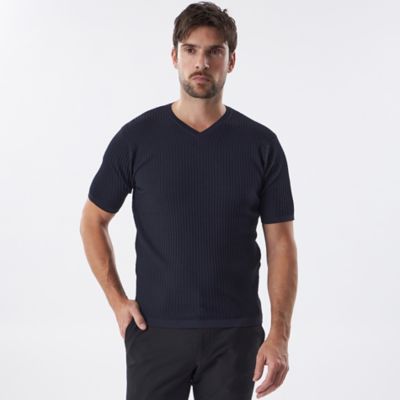 ウォッシャブルワッフルニットＴシャツ（Ｍ１Ｎ１１５１３＿＿）