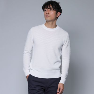 ＜EPOCA UOMO (Men)＞ダイアゴナルクルーネックニット（Ｍ１Ｎ２３１３１＿＿）