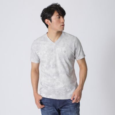＜EPOCA UOMO (Men)＞グレンチェックかご染めＶネックカットソー（Ｍ１Ｐ０１１１０＿＿）