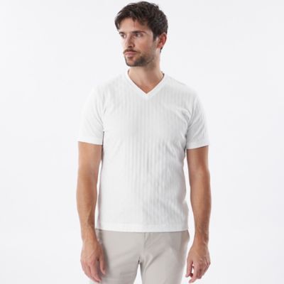 ＜EPOCA UOMO (Men)＞ジオメリンクスＪＱ・Ｖネックショートスリーブ（Ｍ１Ｐ０１５３８＿＿）