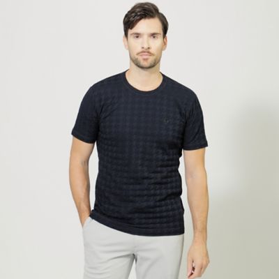エポカウォモ　EPOCA UOMO 高級半袖Tシャツ46/M　30,800円 黒 エポカウォモ EPOCA UOMO 高級半袖Tシャツ46/M 30, 黒