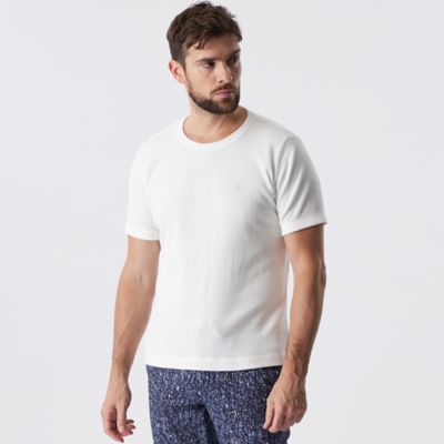 EPOCA UOMO (Men)/エポカ ウォモ ランダムワッフルストライプカットソー（Ｍ１Ｐ０３５４９＿＿）