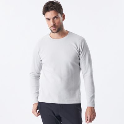 【SALE】EPOCA UOMO (Men)/エポカ ウォモ バイヤスグリッドロングT(M1P04531__) グレー トップス【三越伊勢丹/公式】