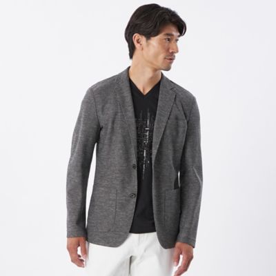 極美品 EPOCA UOMO ツイードテーラードジャケット メランジ 50 L 極美品 EPOCA UOMO ツイードテーラードジャケット メランジ 50 L