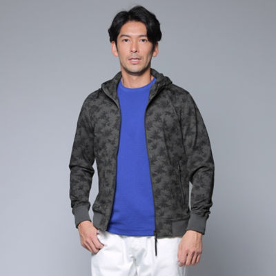 ＜EPOCA UOMO (Men)＞【セットアップ】ワッフルジャージーリーフプリントパーカ（Ｍ１Ｐ６５１１２＿＿）