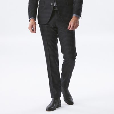 ＜EPOCA UOMO (Men)＞【セットアップ】マイクロチェックウールパンツ（Ｍ１Ｑ５６４６３＿＿）