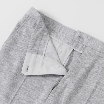 新品タグ付✨EPOCA UOMO パンツ　尾州産生地　先染めリネン　高級感 セットアップ】ミックスリネンジャージーパンツ(パンツ)｜EPOCA
