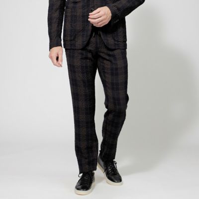 ＜EPOCA UOMO (Men)＞【ＰＲＩＭＡ　ＣＯＬＬＥＣＴＩＯＮ】ＡＮＧＥＲＩＣＯチェックパンツ（Ｍ１Ｒ４９３９３＿＿）