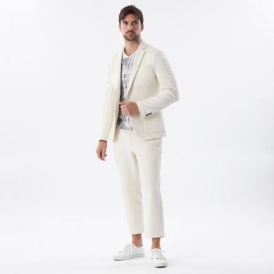 【ＰＲＩＭＡ　ＣＯＬＬＥＣＴＩＯＮ】【セットアップ着用可】スクエアジャカードクロップドパンツ（Ｍ１Ｒ６５５９９＿＿）