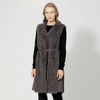 ＜EPOCA (Women)＞エコファーコンビ　ジレ（Ｍ５Ａ０４２４３＿＿）