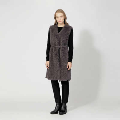 エポカLa magliaエコファーコンビジレ エポカEPOCA La maglia】エコファーコンビニットジレ