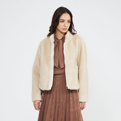 ＜EPOCA (Women)＞フェイクファーショートブルゾン（Ｍ５Ａ１４６１１＿＿）