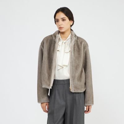 フェイクファーショートブルゾン（M5A14611＿＿） | EPOCA