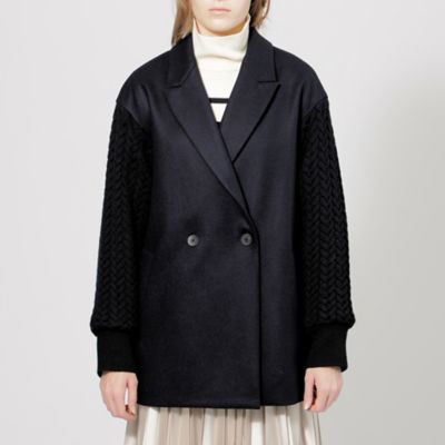 美品⁂イザベルマランエトワール⁂チェスター　ニットコート　ウール　アルパカ ISABEL MARANT (イザベルマラン) ウール 総柄 ロングコート