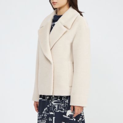 アルパカシャギー ショートコート（M5B16662＿＿） | EPOCA