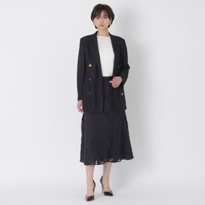 極美品 エポカ ペーパーブレンドクロス ダブルブレスト ジャケット メタルボタン 極美品 エポカ ペーパーブレンドクロス ダブルブレスト