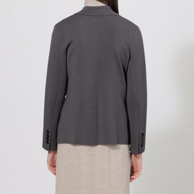 【Ｌａ　ｍａｇｌｉａ】　ダブルブレストニットジャケット（Ｍ５Ｅ１４４５１＿＿）