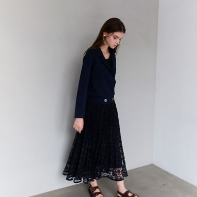 La maglia】 ショートニットジャケット