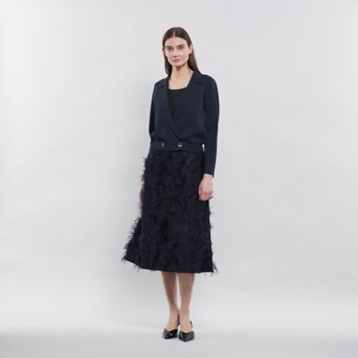 La maglia】 ショートニットジャケット