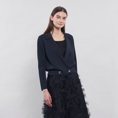 La maglia】 ショートニットジャケット