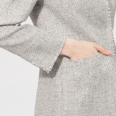 【ＥＰＯＣＡ　ＤＩ　ＢＡＳＥ】　リネンコットンクロス　ノーカラージャケット　《ＷＥＢ＆一部店舗限定》（Ｍ５Ｅ１７３５１＿＿）